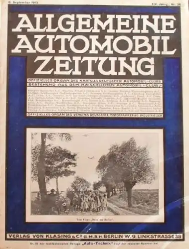 "Allgemeine Automobil-Zeitung" Automobil-Magazin 1913 (0501)