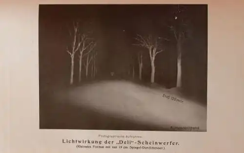 Deli Auto-Beleuchtung Programm 1913 "Die Beste der Welt" Zubehörprospekt (0506)