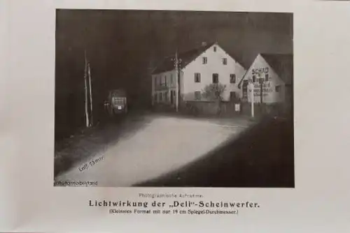 Deli Auto-Beleuchtung Programm 1913 "Die Beste der Welt" Zubehörprospekt (0506)