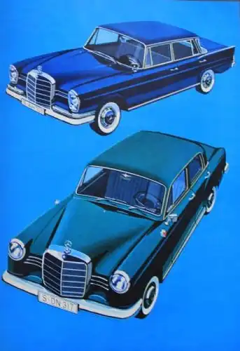 Mercedes-Benz Modellprogramm 1959 "Ein neues Programm für alle Wünsche" Automobilprospekt (0513)