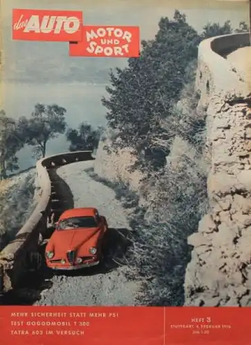 "Das Auto, Motor & Sport" Auto-Magazin 1956 (0543)