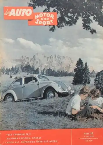 "Das Auto, Motor & Sport" Auto-Magazin 1956 (0553)