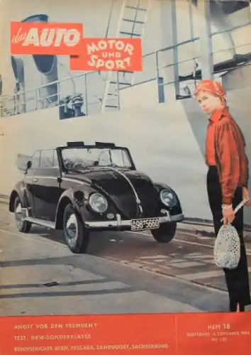 "Das Auto, Motor & Sport" Auto-Magazin 1954 (0556)