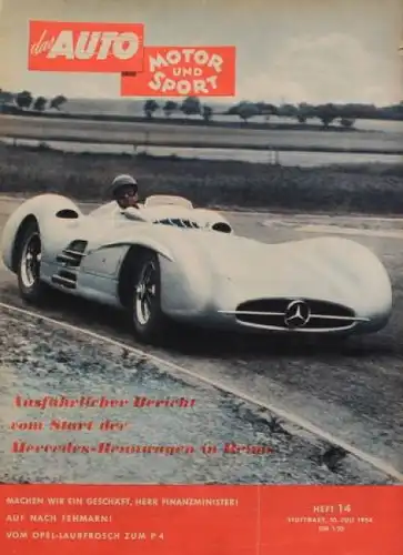 "Das Auto, Motor & Sport" Auto-Magazin 1954 (0557)