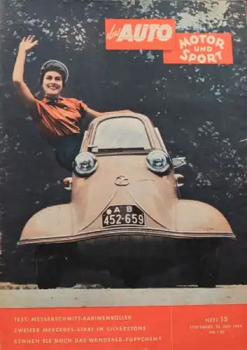 "Das Auto, Motor & Sport" Auto-Magazin 1954 (0558)