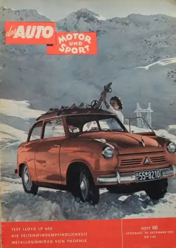 "Das Auto, Motor & Sport" Auto-Magazin 1955 (0571)
