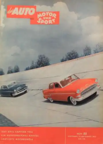 "Das Auto, Motor & Sport" Auto-Magazin 1955 (0575)