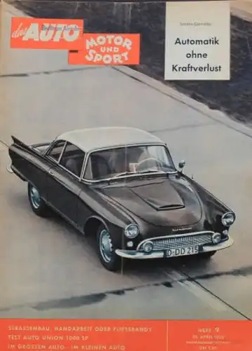 "Das Auto, Motor & Sport" Auto-Magazin 1959 (0586)