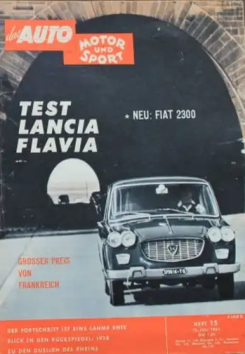 "Das Auto, Motor & Sport" Auto-Magazin 1961 (0592)