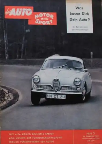 "Das Auto, Motor & Sport" Auto-Magazin 1959 (0623)