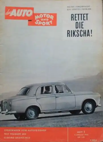 "Das Auto, Motor & Sport" Auto-Magazin 1960 (0625)
