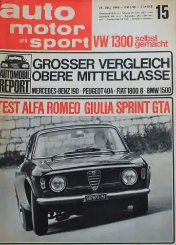 "Auto, Motor & Sport" Auto-Magazin 1965 (0644)