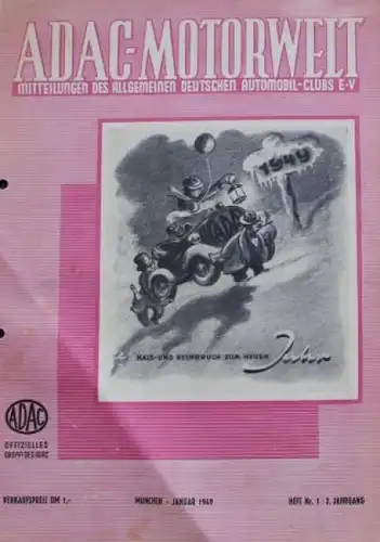 "ADAC Motorwelt" Automobilclub-Zeitschrift 1949 (0668)