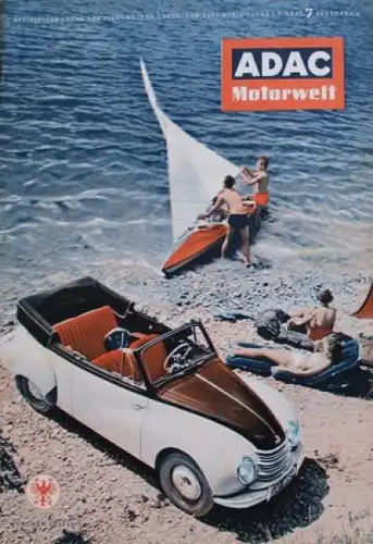 "ADAC Motorwelt" Automobilclub-Zeitschrift 1955 (0681)