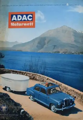 "ADAC Motorwelt" Automobilclub-Zeitschrift 1955 (0686)