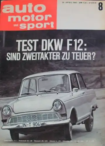 "Auto, Motor & Sport" Auto-Magazin 1963 (5898)