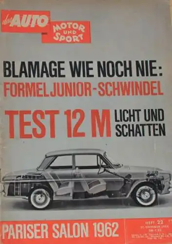 "Das Auto, Motor & Sport" Auto-Magazin 1962 (0702)