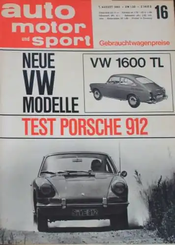 "Auto, Motor & Sport" Auto-Magazin 1965 (0712)