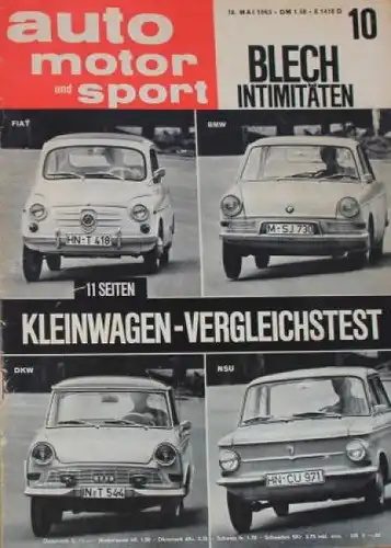 "Auto, Motor & Sport" Auto-Magazin 1963 (0717)