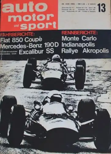 "Auto, Motor & Sport" Auto-Magazin 1965 (0719)