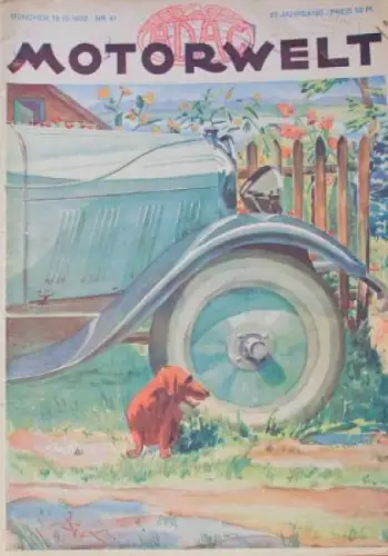 "ADAC Motorwelt" Automobilclub-Zeitschrift 1930 (0806)