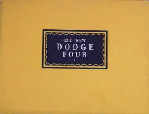 Dodge Four Modellprogramm 1927 Automobilprospekt (0994)