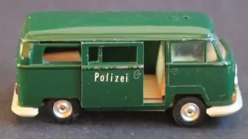 Gama Volkswagen Bus T2 Polizei 1968 Metallmodell (2328)