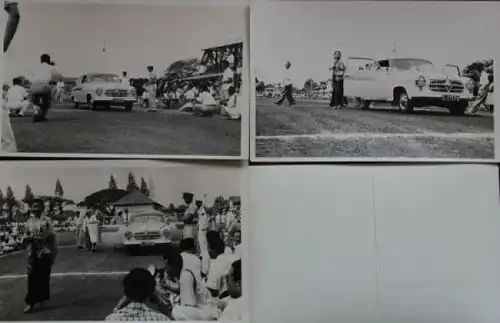 Borgward Isabella in Madagaskar 1958 sechs Werksfotos in Originalumschlag (2441