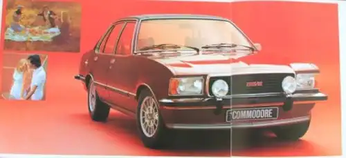 Opel Commodore Modellprogramm 1976 Automobilprospekt (2485)
