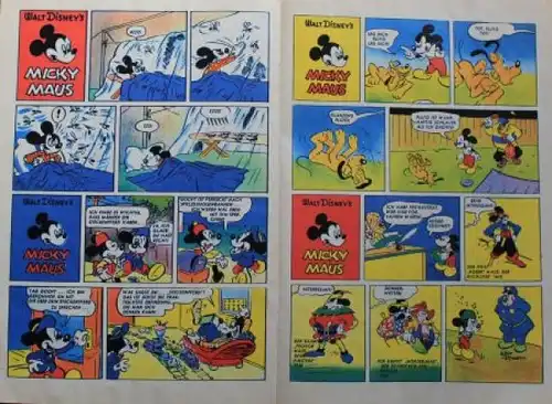 Walt Disney "Micky Maus - Das bunte Monatsheft" Comic-Zeitschrift 1951 (2522)