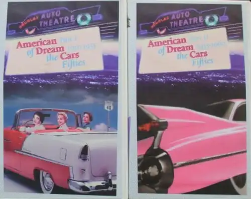 Pathos Film 1995 "American Dream Cars of the Fifties" Auto-Werbehistorie 2 VHS-Filme (2587)