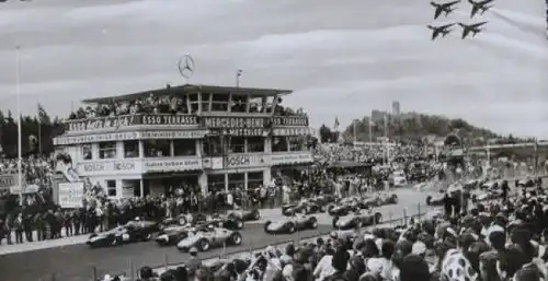 Nürburgring 1962 Renn-Startaufstellung Originalfoto (3112)