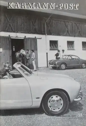 Lancia Aurelia G.T. 2500 Convertible Modellprogramm 1955 Automobilprospekt (3126)