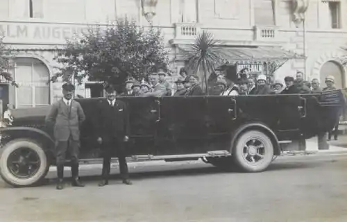 Mercedes-Benz offener Omnibus 1926 Originalfoto (3144)