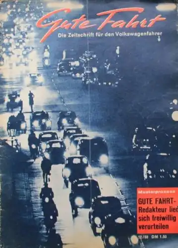 "Gute Fahrt" Volkswagen Zeitschrift 1959 (3158)