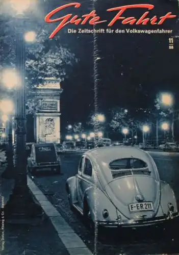 "Gute Fahrt" Volkswagen Zeitschrift 1958 (3182)