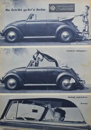 "Gute Fahrt" Volkswagen Zeitschrift 1956 (3210)