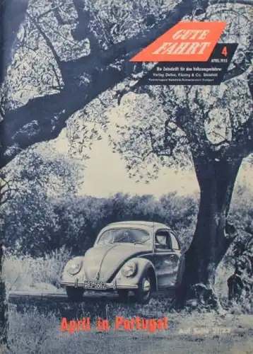 "Gute Fahrt" Volkswagen Zeitschrift 1955 (3237)