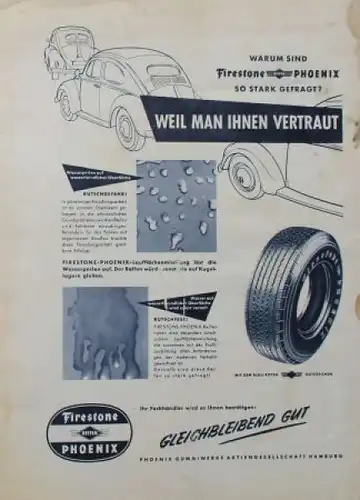 "Gute Fahrt" Volkswagen Zeitschrift 1954 (3259)