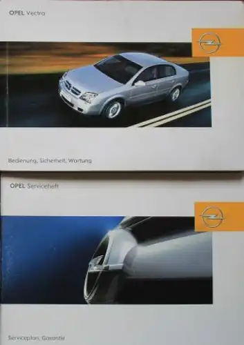 Opel Vectra 2005 Betriebsanleitungen und Serviceheft (3375)