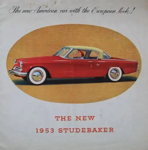 Studebaker Modellprogramm 1953 Automobilprospekt (3408)