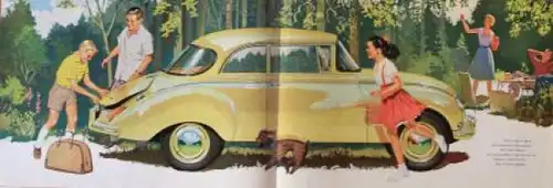 Auto-Union 1000 Saloon Modellprogramm 1962 Automobilprospekt (3417)