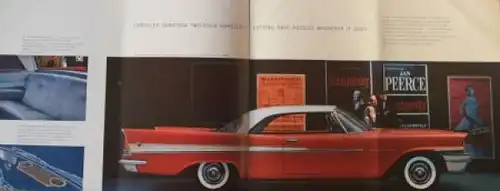 Chrysler Modellprogramm 1958 "Glamour Car of the forward look" Automobilprospekt (3407)