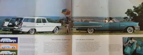 Chrysler Modellprogramm 1958 "Glamour Car of the forward look" Automobilprospekt (3407)