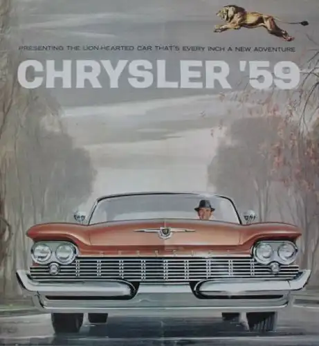 Chrysler Modellprogramm 1959 Automobilprospekt (3418)