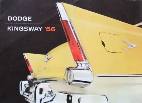 Dodge Kingsway Modellprogramm 1956 Automobilprospekt (3419)