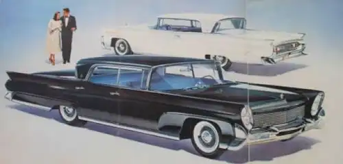 Lincoln Continental Mark III Modellprogramm 1958 "Classic elegance" Automobilprospekt (3432)