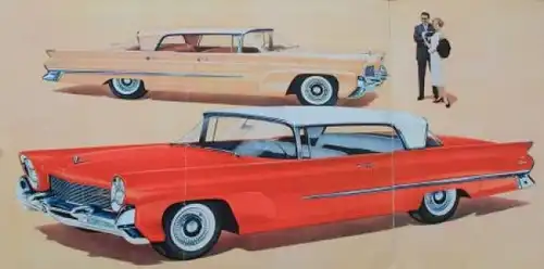 Lincoln Continental Mark III Modellprogramm 1958 "Classic elegance" Automobilprospekt (3432)