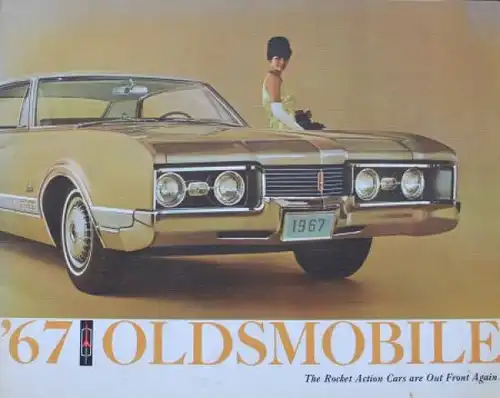 Oldsmobile Modellprogramm 1967 "The Rocket Action Car"  Automobilprospekt (3433)