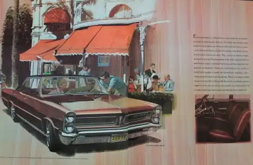 Pontiac Modellprogramm 1965 Automobilprospekt (3438)